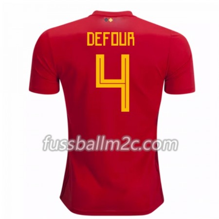 Fußballtrikots Belgien Defour 4 Heim Trikotsatz WM 2018